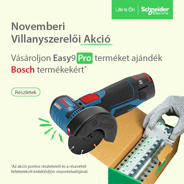 Schneider - Novemberi Villanyszerelői Akció