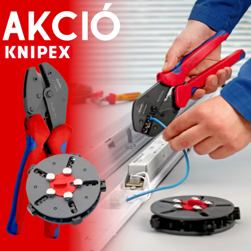 Knipex - MultiCrimp krimpelő fogó akció!